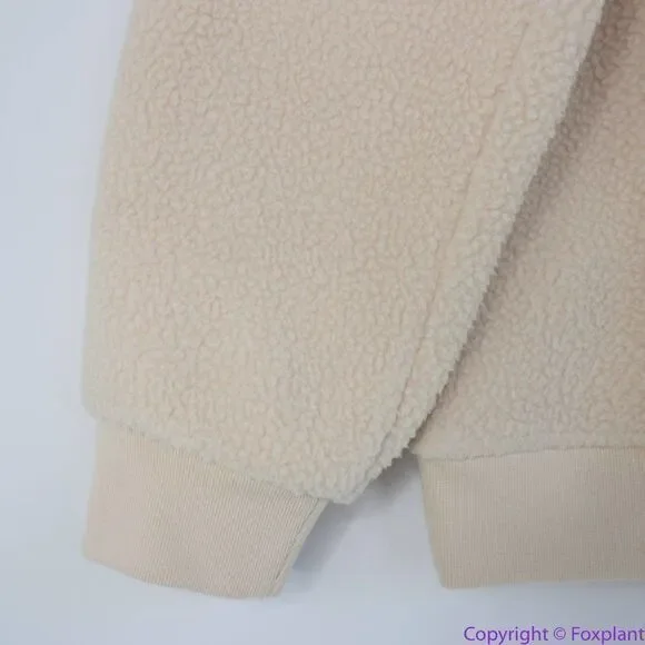 NEW Madewell (Re)sourced‎ Fleece Hooded Zip Jacket, S, NB514 - Picture 12 of 16